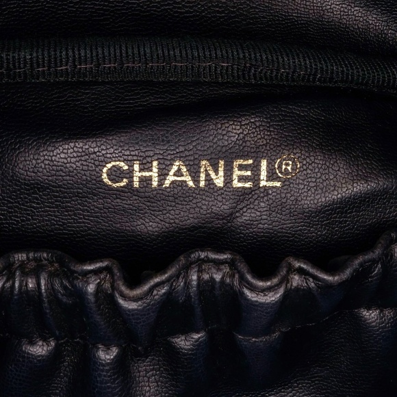 CHANEL Cosmetics Bag Caviar Skin Black - Picture 10 of 12